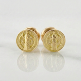 Stud Earrings San Benito 0.9gr / Yellow Gold Stamped &