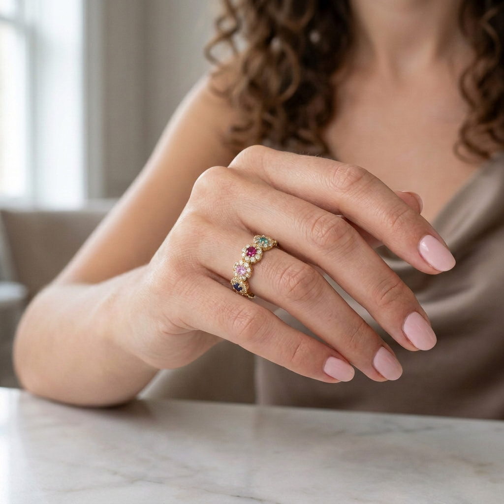 Dense Churumbela Ring 2gr / T6 / Yellow Gold 18K &