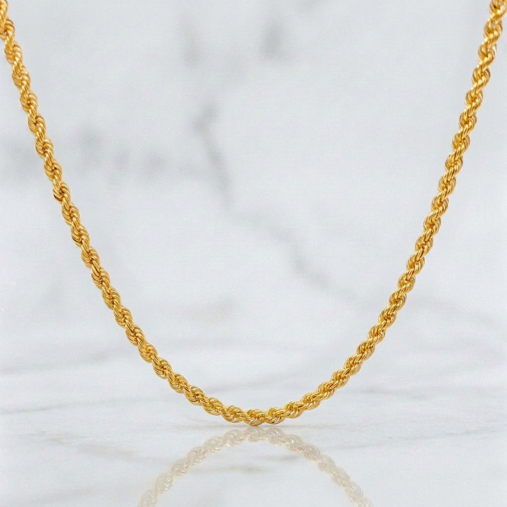 Cadena Lazo 6.65 g / 23 1/2 in / 2.6 mm Oro Amarillo 18K