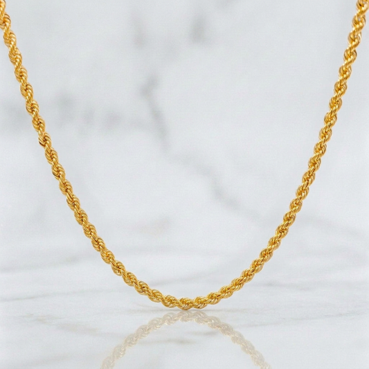 Rope Chain 6.65 g / 23 1/2 in / 2.6 mm 18K Yellow Gold