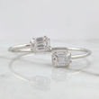 Pulso Aro Doble Cubo Diamantes 3.4qts 10g / 7 in / 2.95mm Oro Blanco 18K