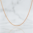 Cadena Lazo 1.55gr / 19 3/4 in / 1.3mm Oro Rosa +3 18K