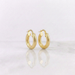 Candongas Jass Punteada  2.25gr / 3/4 in / Oro Amarillo 18K