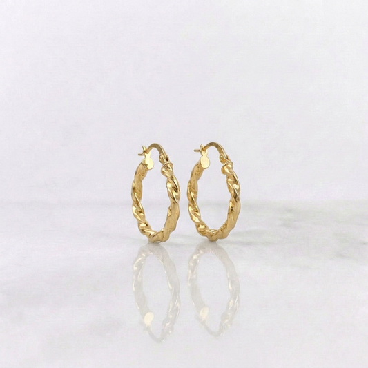 Candongas Milu 1.8gr / 1 in / Oro Amarillo 18K ©