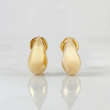 Stud Earrings Drop 0.85 g / in / 10.2 mm Yellow Gold 18K