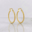 Candongas Lucy 1.5gr / 1 in / Oro Amarillo 18K *