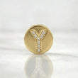 Dije Herraje Letra Y 1.55gr / 1/2 in / Oro Amarillo 18K *