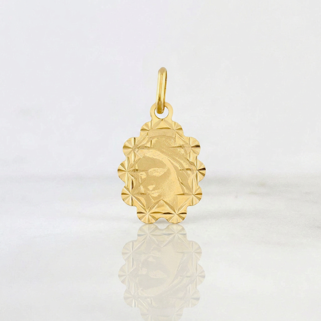 Dije Virgen María 0.7g / 3/4 in Oro Amarillo 18K