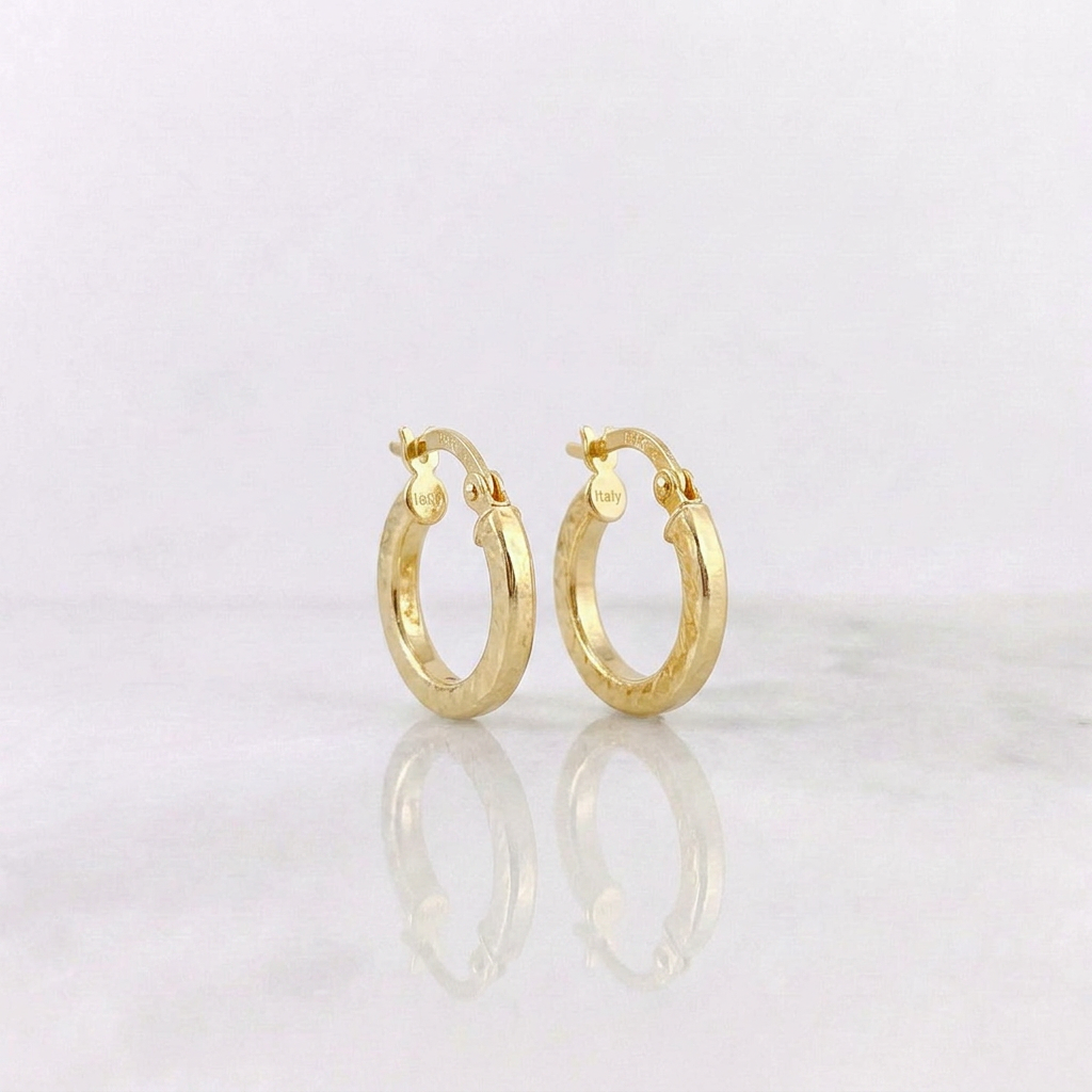 Candongas Emi 1.25 g / 1 in Oro Amarillo 18K