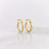 Candongas Emi 1.25 g / 1 in Oro Amarillo 18K