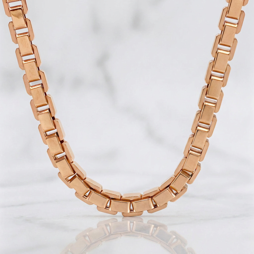 Venetian Chain 49g / 24 in / 5.6mm 18K Rose Gold