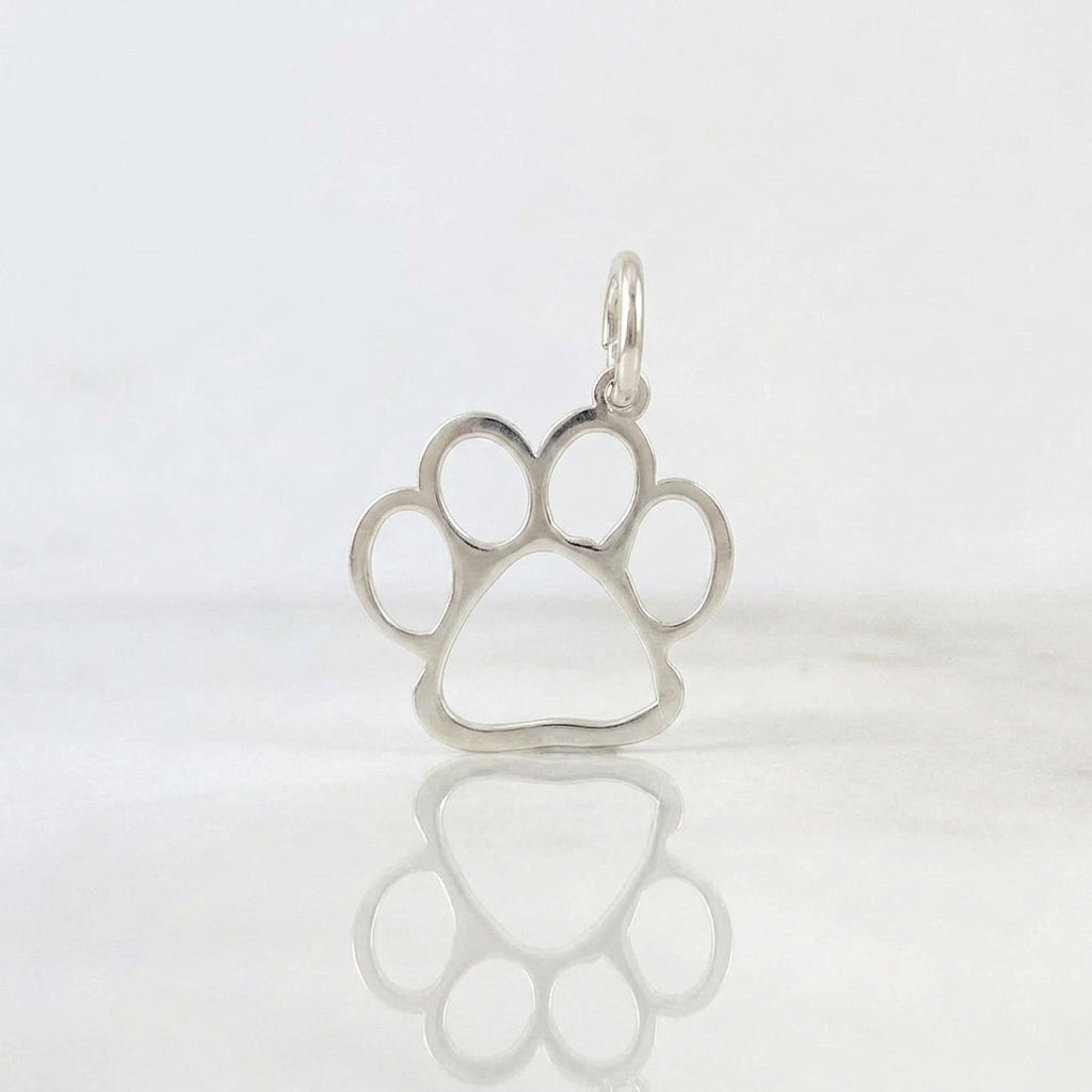 Dije Huella Silueta 0.55 g / 1 in Plata 925