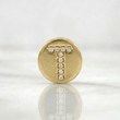 Pendant Charm Letter T 1.45gr / 1/2 in / Yellow Gold 18K