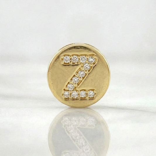 Charm Pendant Letter Z 1.35gr / 1cm / Yellow Gold 18K *
