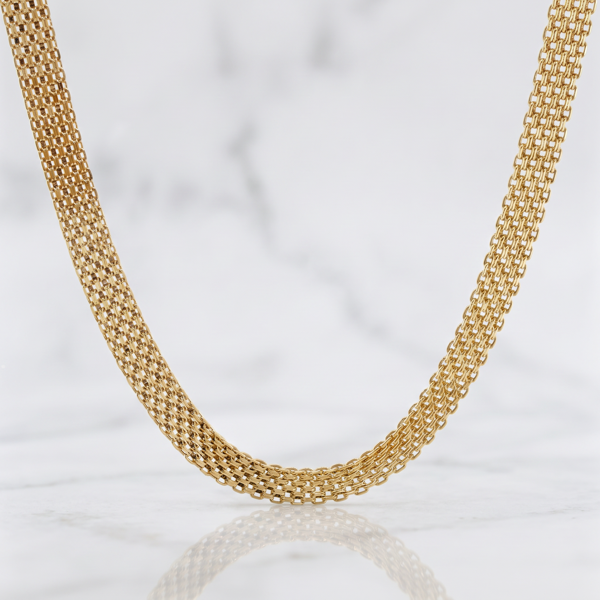Cadena China 20.8g / 24 in / 6.4mm Oro Amarillo +1 18K