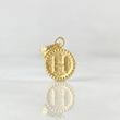 Pendant Letter H Framed Border 0.65g / 3/4 in 18K Yellow Gold