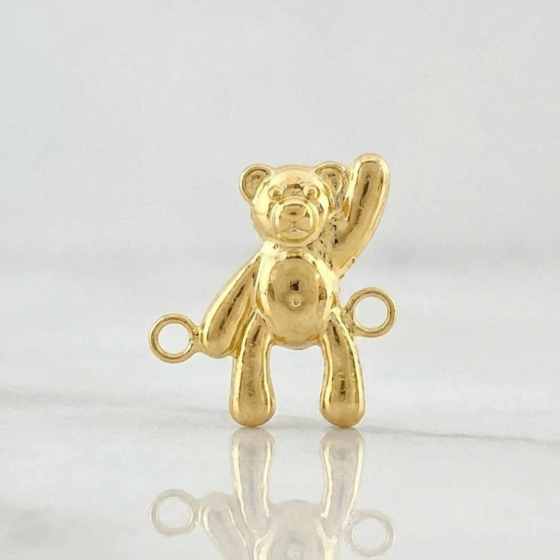 Herraje Oso Mano Arriba 0.5g / 1/2 in Oro Amarillo 18K