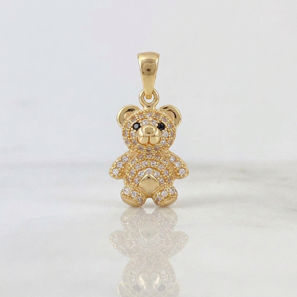 Dije Oso 3.45g / 3/4 in Oro Amarillo 18K
