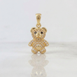 Dije Oso 3.45g / 3/4 in Oro Amarillo 18K