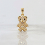 Dije Oso 3.45g / 3/4 in Oro Amarillo 18K