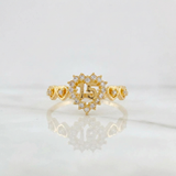 Anillo 15' Corazones 1.45g / T5 1/4 Oro Amarillo 18K
