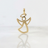 Dije Angel Silueta 0.45 g / 3/4 in Oro Amarillo 18K