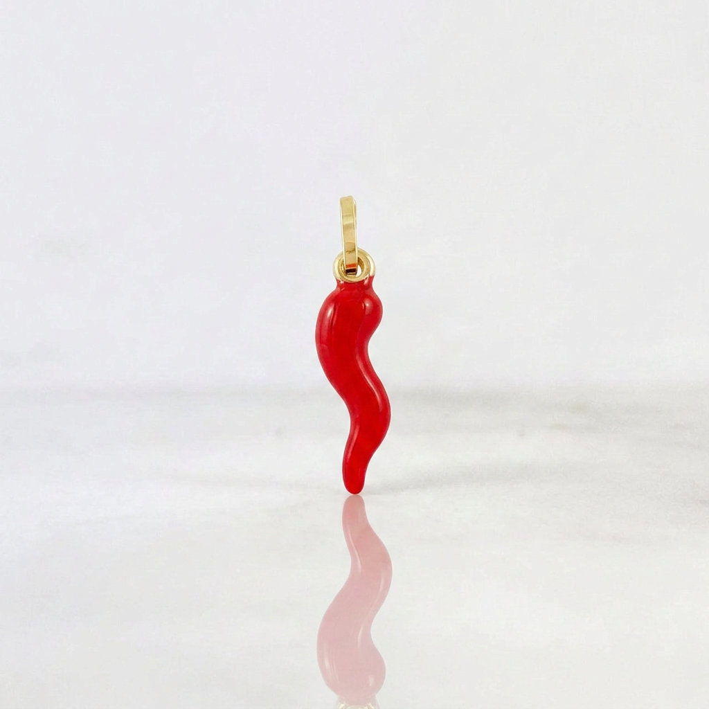 Dije Chile Jalapeño 0.8g / 1 in Oro Amarillo 18K