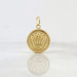 Pendant Crown 0.4g / 1/2 in Yellow Gold 18K
