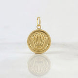 Pendant Crown 0.4g / 1/2 in Yellow Gold 18K