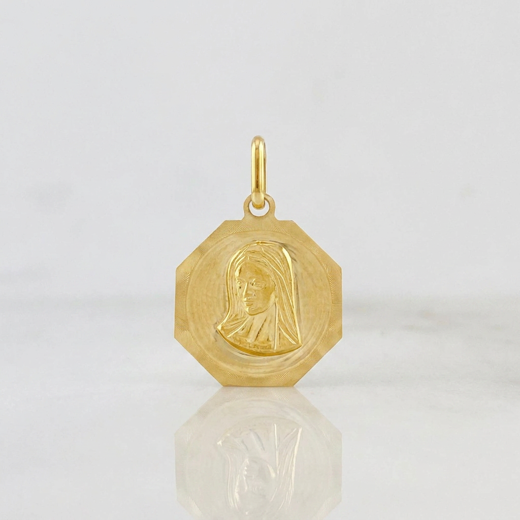Dije Virgen María 1g / 3/4 in Oro Amarillo 18K