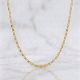 Flat Mariner Chain 1.8g / 20 in / 1.5mm 18K Yellow Gold