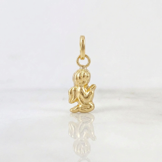Dije Ángel de la Guarda 0.25g / 1/2 in Oro Amarillo 18K