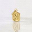 Pendant Letter N 0.3g / 1/2 in Yellow Gold 18K