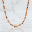 Rustic Tribal Chain 16.5g / 28 in / 3.5mm 18K Rose Gold %
