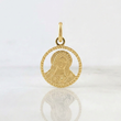 Dije Virgen María 0.7g / 3/4 in Oro Amarillo 18K