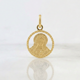 Dije Virgen María 0.7g / 3/4 in Oro Amarillo 18K