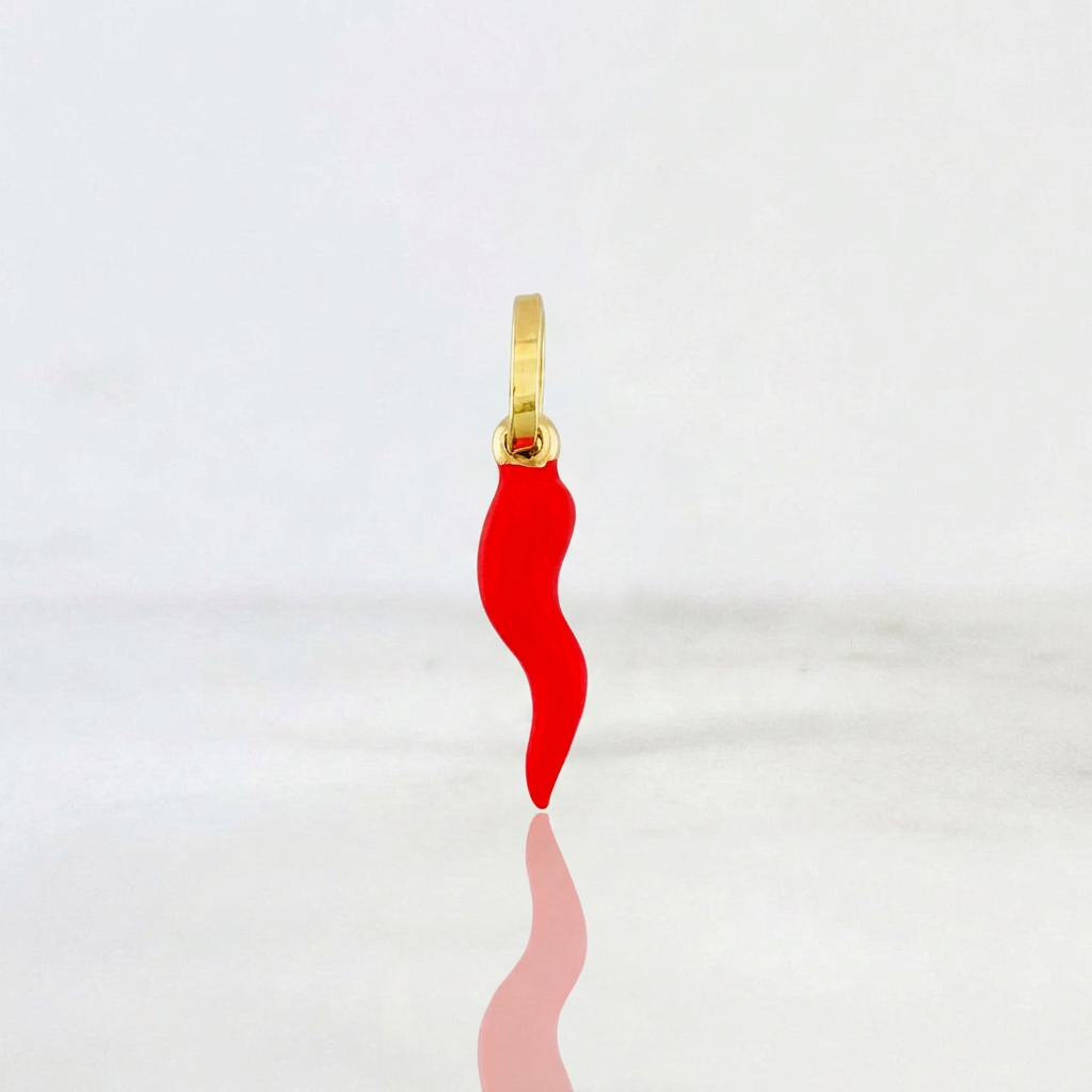 Dije Chile Jalapeño 0.45g / 3/4 in Oro Amarillo 18K