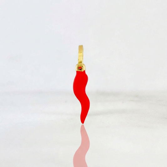 Dije Chile Jalapeño 0.45g / 3/4 in Oro Amarillo 18K