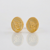 Topos San Miguel Arcángel Mate 0.85 g / in / 9 mm Oro Amarillo 18K
