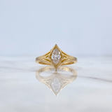 Solitaire Solitaire Marquise 4.94gr / Size 6 1/4 / Diamond 0.46 Qts Yellow Gold (Jewelry Offer) &