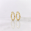 Candongas Kari 1.05g / 3/4 in Oro Amarillo 18K