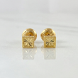 Topos Cuadrado 0.65gr / 3.9mm Oro Amarillo 18K &