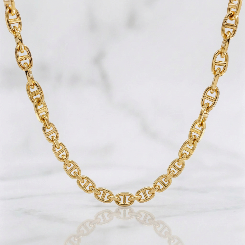 Mariner Chain 58.1g / 24 in / 5.6mm Yellow Gold 18K