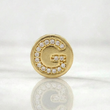 Pendant Charm Letter G 1.3gr / 1/2 in / Yellow Gold 18K
