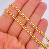Cadena Figaro 11.15gr / 25 3/4 in / Oro Amarillo +1 18K &