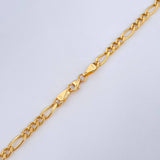 Cadena Figaro 11.15gr / 25 3/4 in / Oro Amarillo +1 18K &