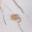 Pendant Scorpion 7.75gr / 4.3cm / White Fuchsia Zircons Two White Rose Gold &