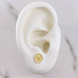 Stud Earrings Seal B 1.1gr / Yellow Gold &