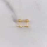 Stud Earrings Seal B 1.1gr / Yellow Gold &