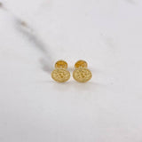 Stud Earrings Seal B 1.1gr / Yellow Gold &